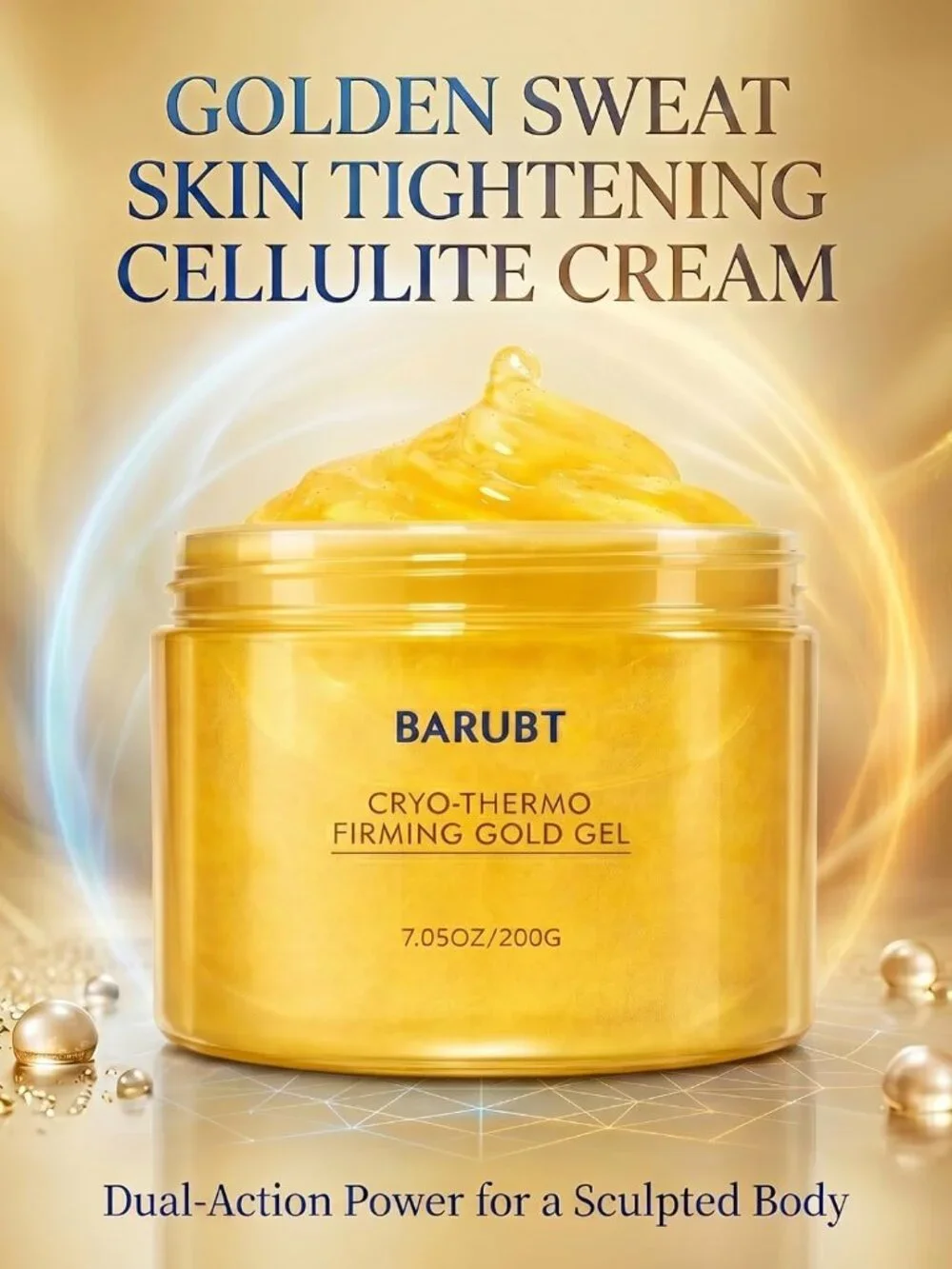 Hot Activation Anti-Cellulite Cream for Belly, Thighs, Buttocks, Skin Tightening